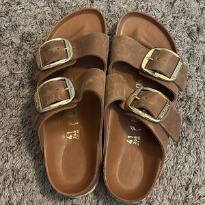 Birkenstock Arizona Big Buckle Brown Sandals